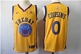 Warriors 0 DeMarcus Cousins Gold City Edition Nike Swingman Stitched NBA Jersey,baseball caps,new era cap wholesale,wholesale hats